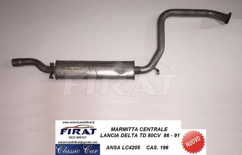 MARMITTA LANCIA DELTA TD 86 - 91 CENTRALE (LC4205)